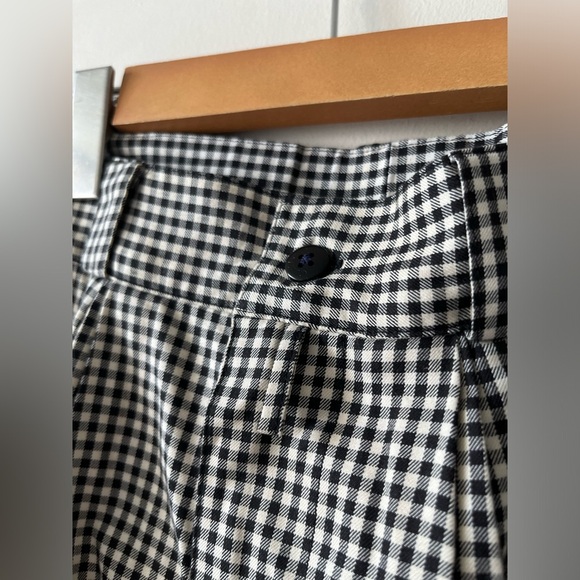 Gianni Versace Vintage Checkered Cotton Trousers (Size 44) - Picture 6 of 15
